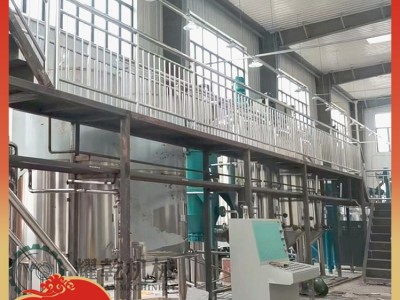 古香小榨菜籽油生產線 醇香花生油精煉設備 全套油脂精煉機