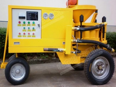 回彈量小 濕噴機 節約材料